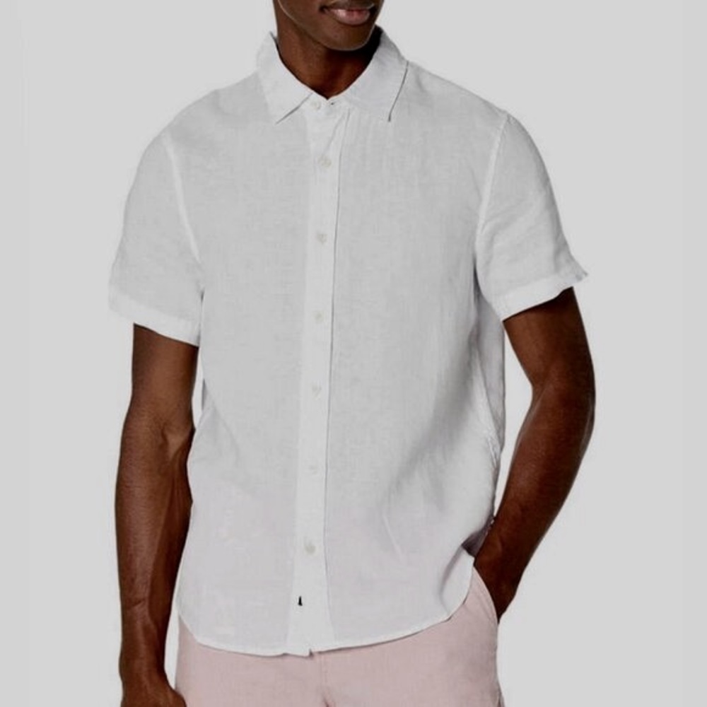 Classic White Men's Shirt